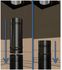 Tuyau de poêle coulissant (dans autre tuyau +bague blocage) de 6 à 36cm utile acier 0,7mm émaillé brun Ø 125 à 153mm
