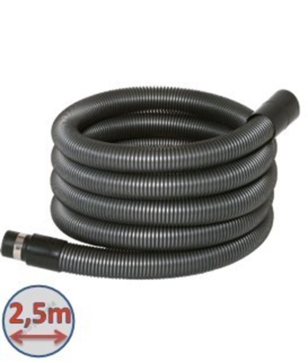 Rallonge tuyau flexible d´aspiration centralisée Øint/ext 35/42 mm longueur 2.5 mètres (+ raccord prise et femelle)