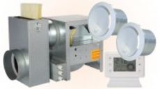 Récupérateur d´Air Chaud Rubis - 2 à 6 pièces - Air filtré et Thermostat