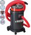 Aspirateur Virax 37L - 1350W - Système anti-colmatage - Flexible de 5m - accessoires