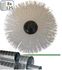 Brosse simple PP fil 0,5 mm - Ø 100mm (8 x 125) - pour câble rotatif 10/4 et 12/6 mm