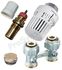 kit ´´radiaset DRT´´ (pour radiateur six trous) + tête Uni LD et Multiflex droit eurocône Ø MF 3/4''