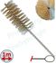 Brosse Ronde - Fil Acier laitonné 0,25 - Ø 20 mm - Lg garnissage 120 - Fil de tige 4 - Lg de tige 100 cm