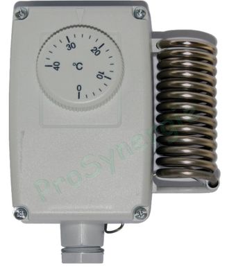 Thermostat ambiance électronique saillie chauf eau chaude sortie inverseur  230V (25501)