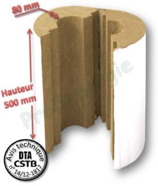 Support au plancher pour conduits de cheminée Øext. 180 à 300 mm