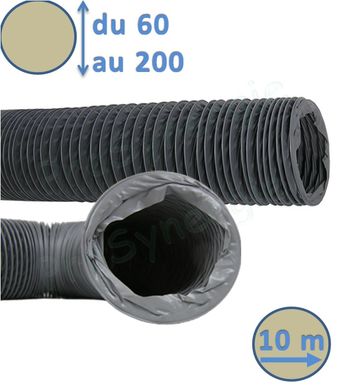 TUYAUX PVC D'EVACUATION - Ø160mm - barre de 6m