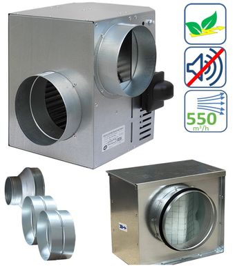 Kit récupérateur d'air chaud HBH 350 m³/h max