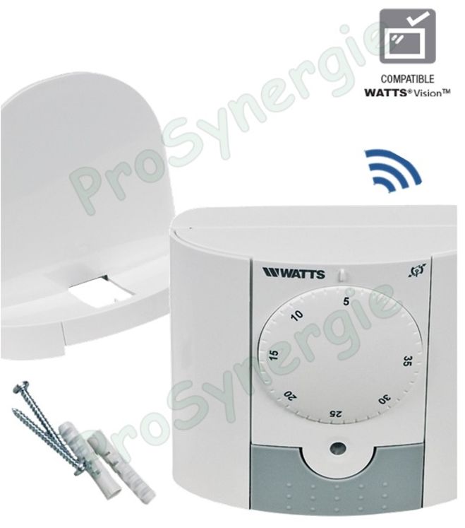 Thermostat Analogique filaire ou radio (compatible Watts vision) pour le Pilotage système de chauffage