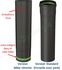Tuyau de poêle coulissant (dans autre tuyau rétreint +bague blocage & joint viton) de 6 à 36cm utile acier 1mm émaillé noir mat Ø 80 et 100mm