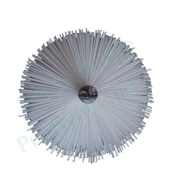 Goupillon chauffage nylon | Brosse fil nylon garnissage 100 mm | Longueur 1  m