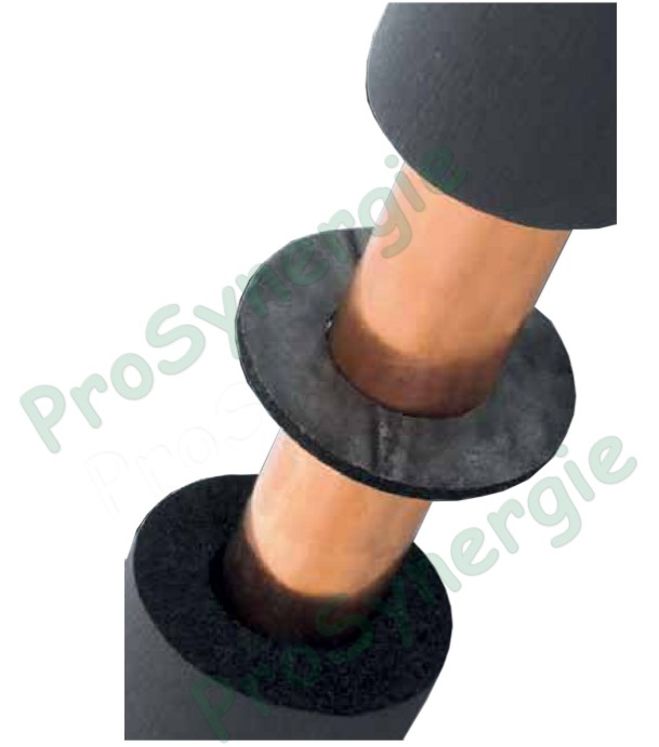 Rondelles adhésives pour tubes isolants KAIMANN Stplus, Øint. 108mm, Epaisseur 13mm (Carton de 80 pièces)