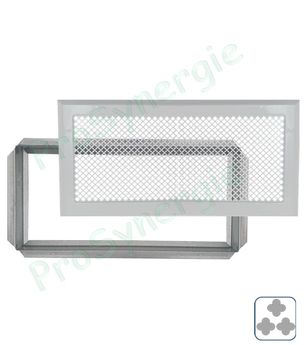 Grille Rectangulaire ''Chambord'' finition étoile - 545x195mm