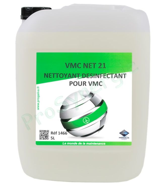 VMC NET 21 - Nettoyant Désinfectant pour VMC et Climatisation - Bidon de 20 litres