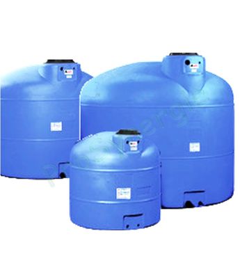 Réservoir cylindrique horizontal pour eau de pluie