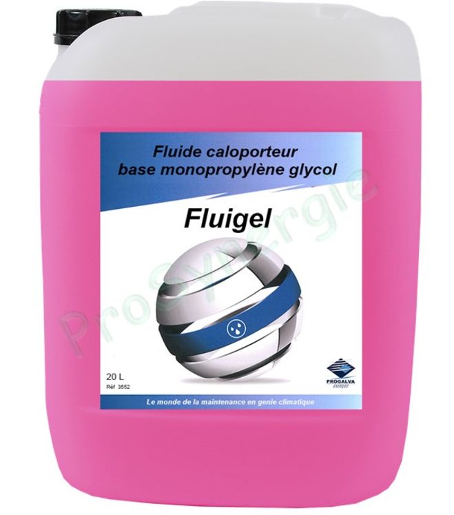 Fluigel 1000L - Fluide caloporteur et inhibiteur de corrosion - Prête à l´emploi protection -25°C (avec ECS)