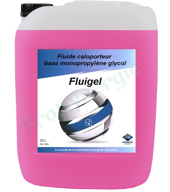 Fluigel - Fluide caloporteur et inhibiteur de corrosion - Prête à l'emploi protection -25°C (avec ECS)