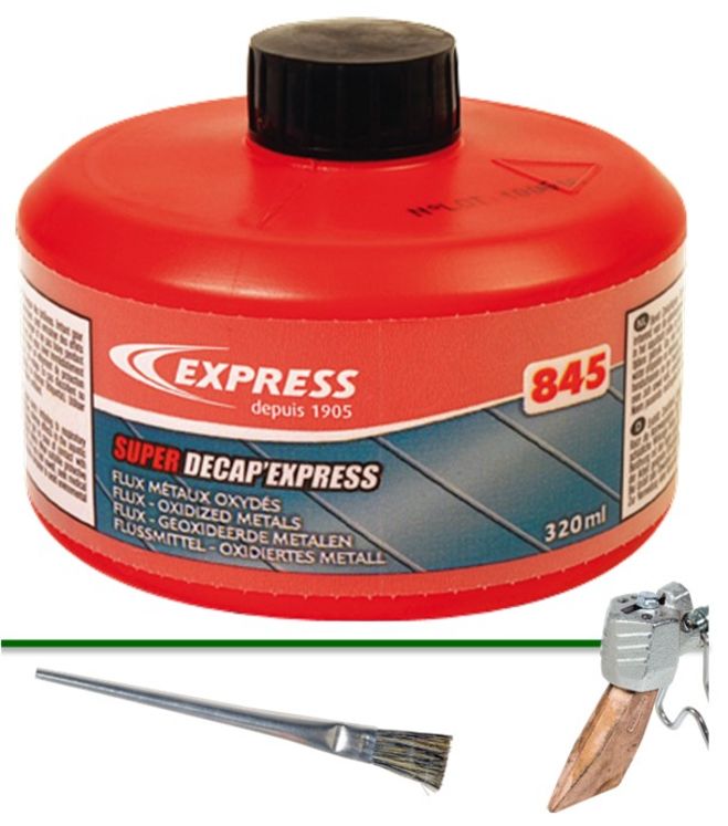 SUPER DECAP’ EXPRESS 320 ml - Décapant pour soudure étain - Recommandé sur métaux oxydés