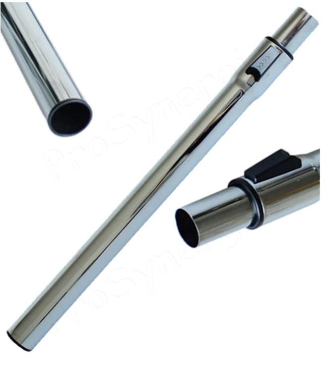 Tube télescopique (long de0.5 à1 mètre) bras métallique télescopique ØM/F 31/32 mm pour aspirateur Aldes (entre la poignée et la brosse)