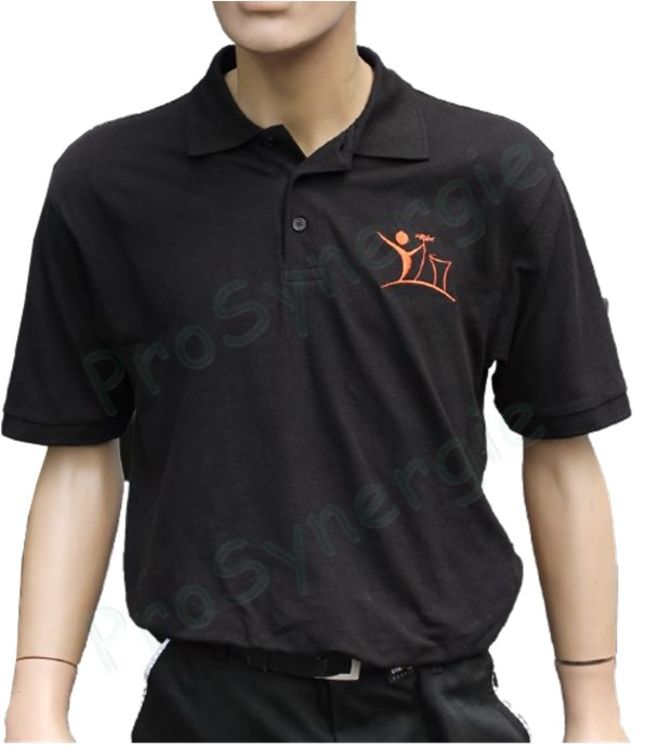 Polo noir sans manches "Ramoneur Professionnel" - Taille XL