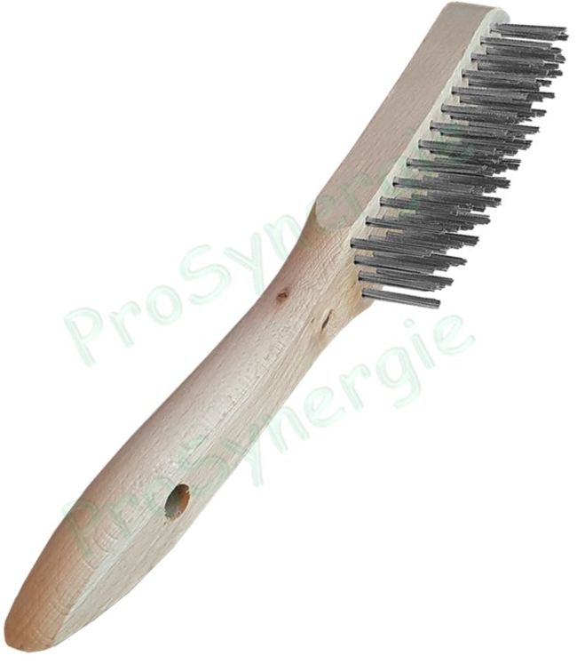 Brosse à manche inox - Longueur 280 mm - Brosse 130 x 25 mm