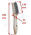 Brosse à manche inox - Longueur 280 mm - Brosse 130 x 25 mm