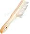 Brosse à manche acier, inox ou nylon - Longueur 280 mm - Brosse 130 x 25 mm