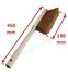 Brosse coco manche long - Longueur 450 mm - Brosse 180 mm