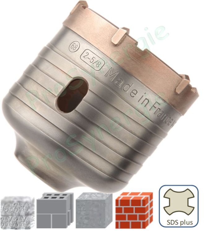 Trépan Carbure Ø 125 mm Pro SDS-plus attachement M16 Diager Crusher