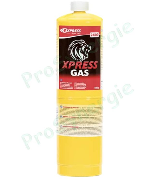 Cartouche de gaz Xpress GAS 399g de type MAP//Pro - ´´Vulcane Express´´