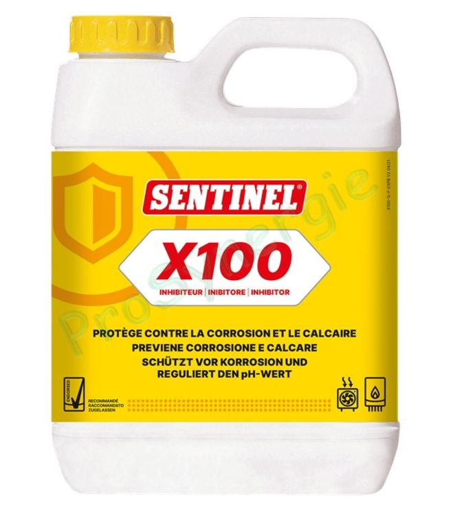 X100 - Inhibiteur de corrosion / d´entartrage - Bidon de  1 litre