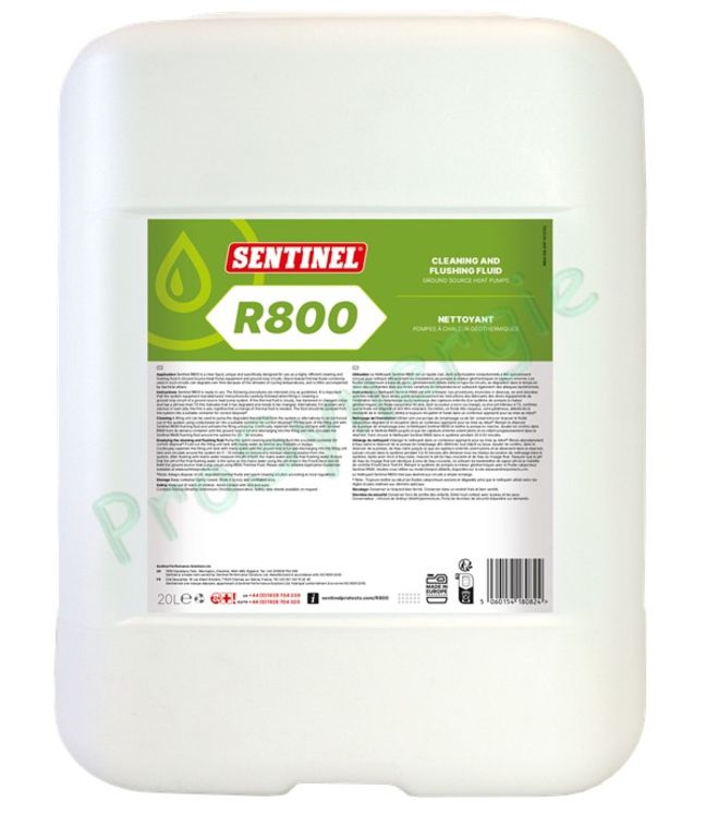 R800 - Fluide caloporteur géothermie et Nettoyant - Bidon de 20 litres