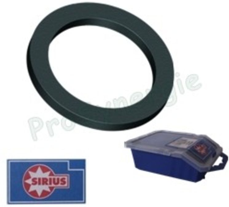 Joints Caoutchouc SIRIUS EPDM pour eau chaude et froide sanitaire - 1.1/2´´ - 40/49 mm - Dimension : 34 x 44,5 x 2 - Qtté 50 pièces